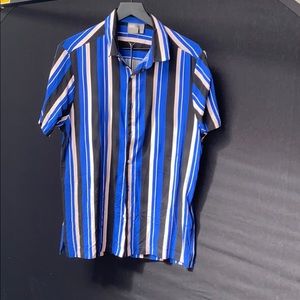 ASOS men’s striped shirt in blue